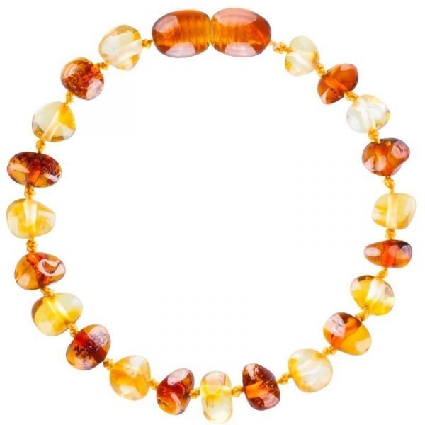 Pulsera Ámbar Coñac-Miel
