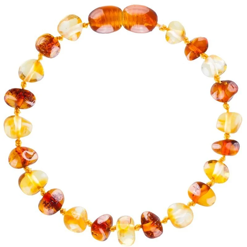Pulsera Ámbar Coñac-Miel