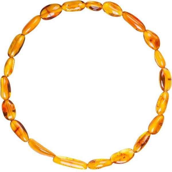 Pulsera Ámbar Miel Beans (E)