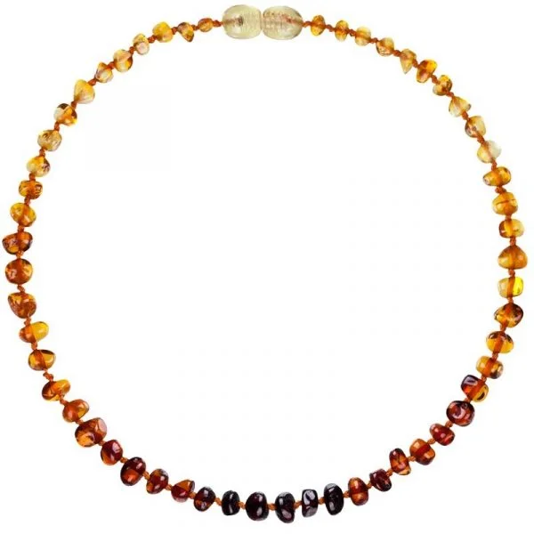 Collar Ámbar Arcoiris
