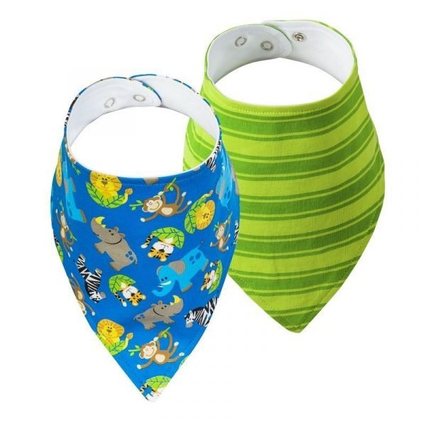 Babero Zoo + Verde