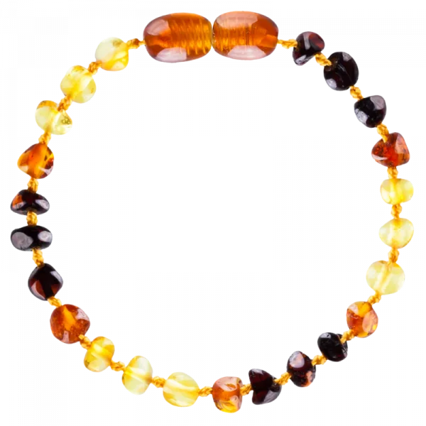 Pulsera Ámbar Multi Arcoiris