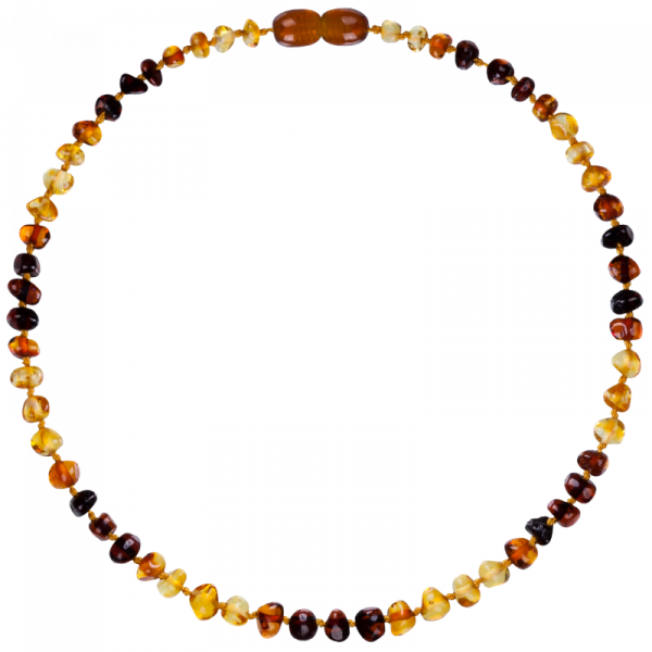 Collar Ámbar Multi Arcoiris