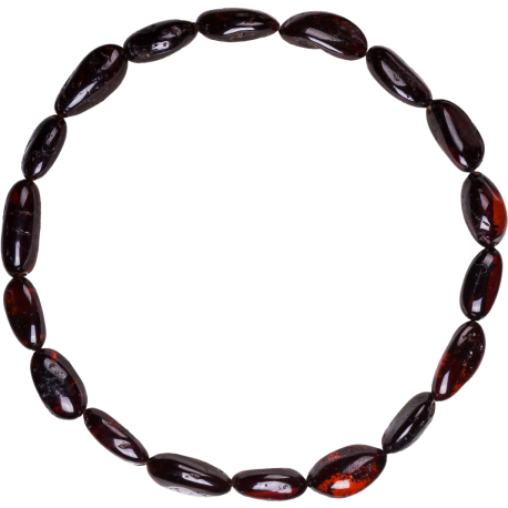 Pulsera Ámbar Cereza Beans (E)