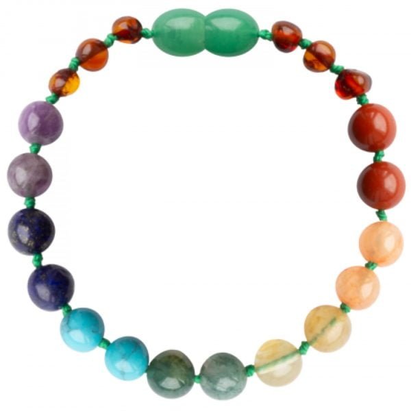 Pulsera Ámbar y 7 Chakras