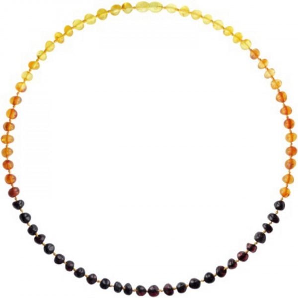 Collar Ámbar Arcoiris