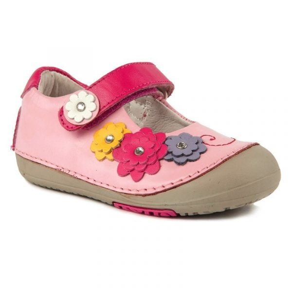 Zapato Rosado Flores