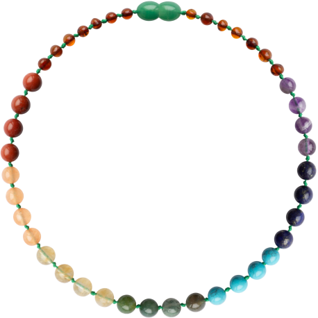 Collar Ámbar y 7 Chakras