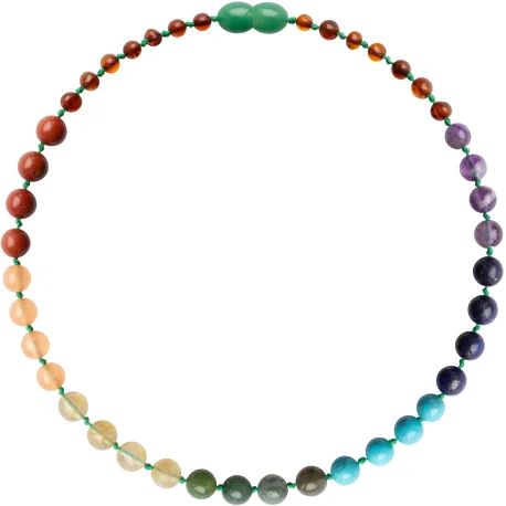 Collar Ámbar y 7 Chakras