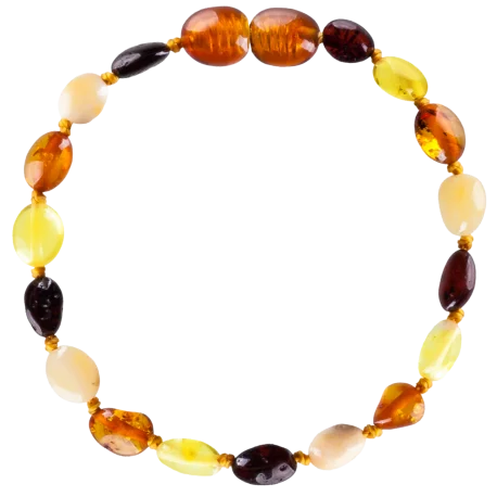 Pulsera Ámbar Multicolor Beans