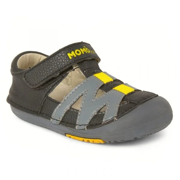 Sandalia Gris-Negro