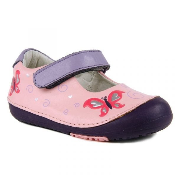 Zapato Rosado Mariposas